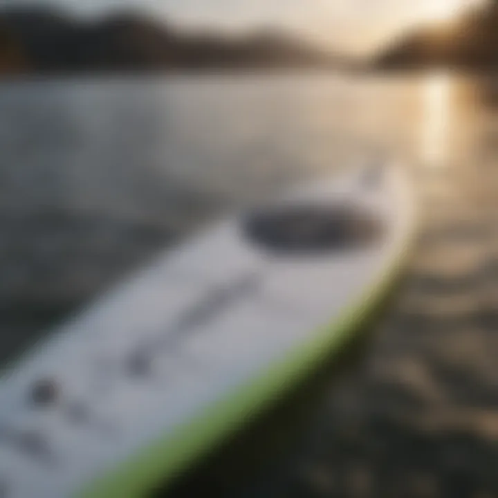 Comparison chart of leading paddle board brands and their specifications.