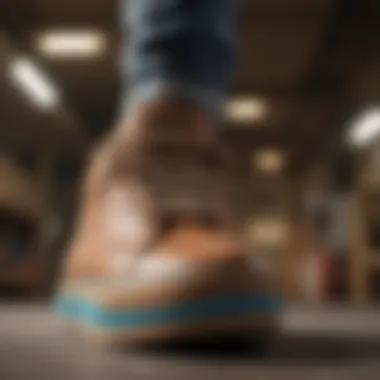 Exploring Skate Shoe Design for Wide Feet Skateboarder with wide feet testing shoe design