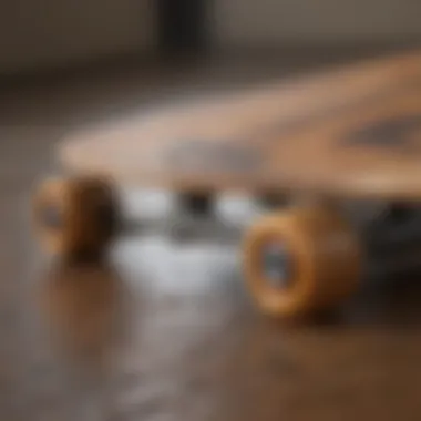 Skateboard deck made from premium maple wood