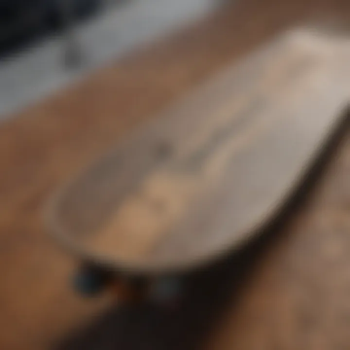 Skateboard deck template innovation concept