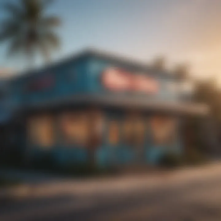 Ron Jon Surf Shop storefront in a beachside paradise