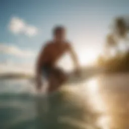 Sun-kissed Surfer at Punta Cana Beach