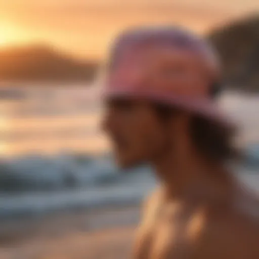 Sunset Glow Surfer Hat