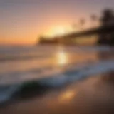 Sunset over Capitola Beach