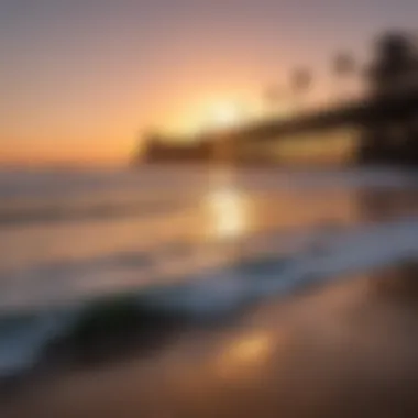 Sunset over Capitola Beach