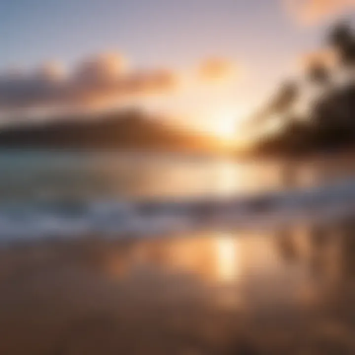 Sunset Views Over Waikiki Beach