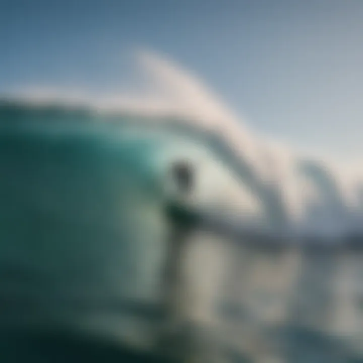 Surf Coach Guiding Surfer on Wave Selection