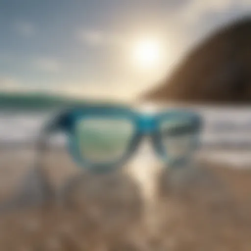 Sleek Surf Glasses in Ocean Blue