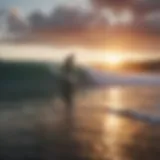 Surfing at Bondi Beach