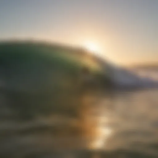 Surf Sunset in Southern California