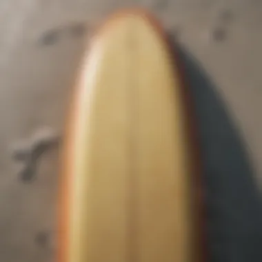 Surfboard Bottom View