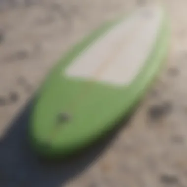 Surfboard material guide