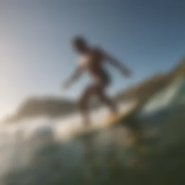 Evolution of Surfboarding Culture Historical timeline depicting the evolution of surfboarding culture