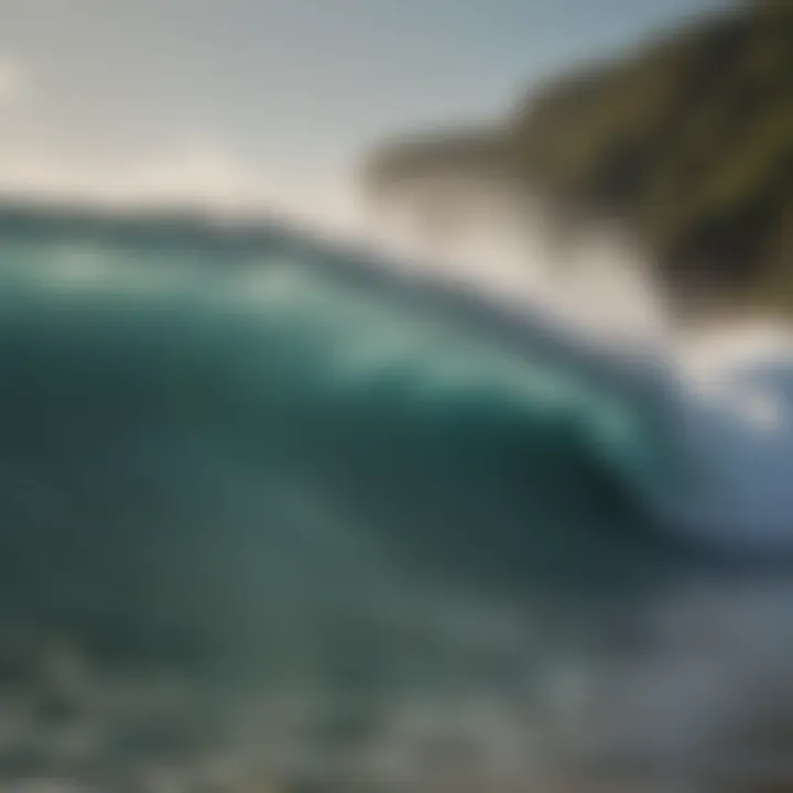 Majestic surf waves at Playa Venao