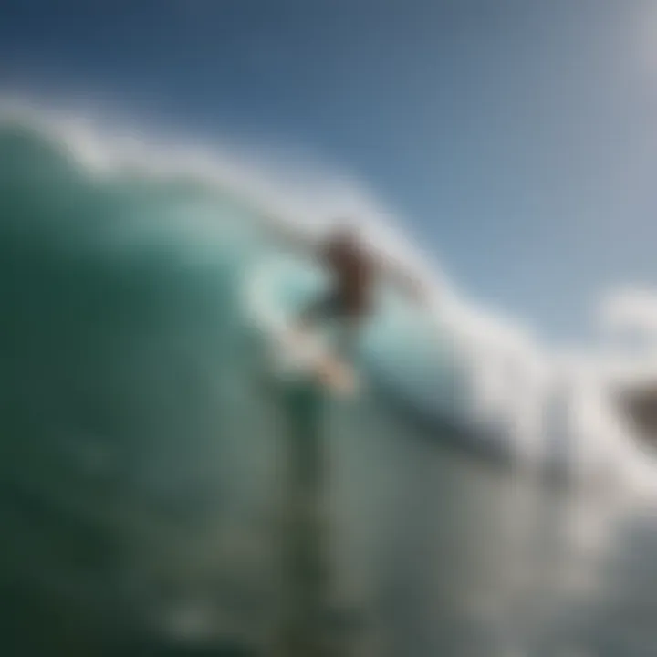 Dynamic Surfshark Skimboard Technique