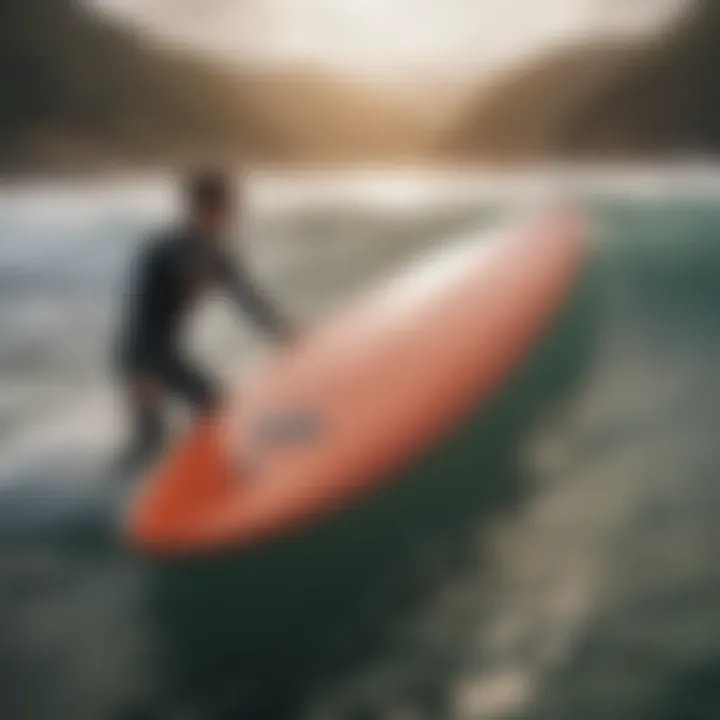 A collection of surfboard prototypes highlighting technological advancements