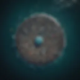 Aerial view of the Great Pacific Garbage Patch highlighting marine debris