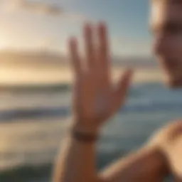 Demonstration of the I Love You gesture in American Sign Language