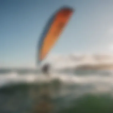 Thrill Seekers: Kite Surfers Riding the Wind