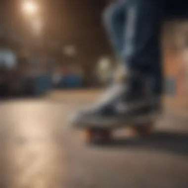 Innovative Cushioning Technology for Skate Shoes Skateboarding shoe with advanced cushioning technology