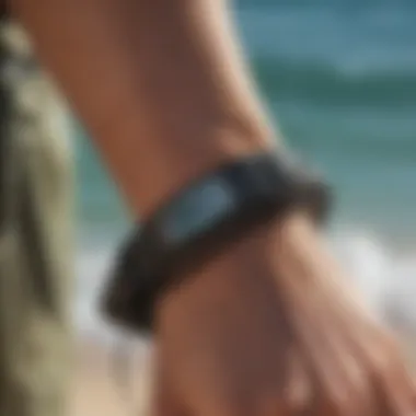 Water-resistant shark repellent bracelet perfect for aquatic activities