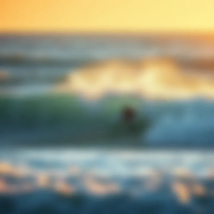 Surf conditions based on swell data