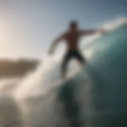 A player executing a perfect surf maneuver on a custom map