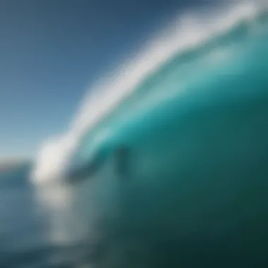 Turquoise Barrel Waves