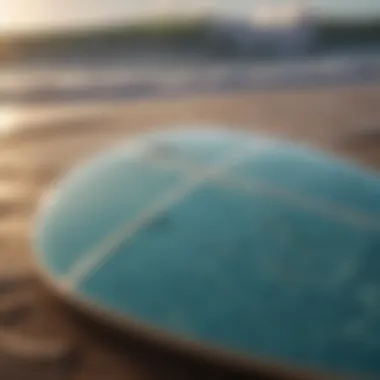 Sleek design of a cutting-edge powered surfboard