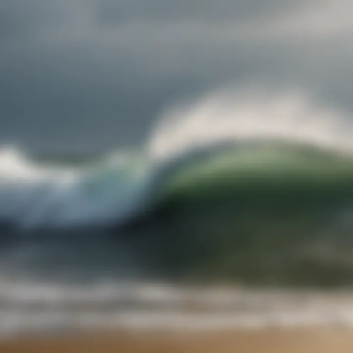 Stunning waves crashing at Virginia Beach, ideal for surfing.