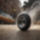 Wheel material composition impacting skateboard performance